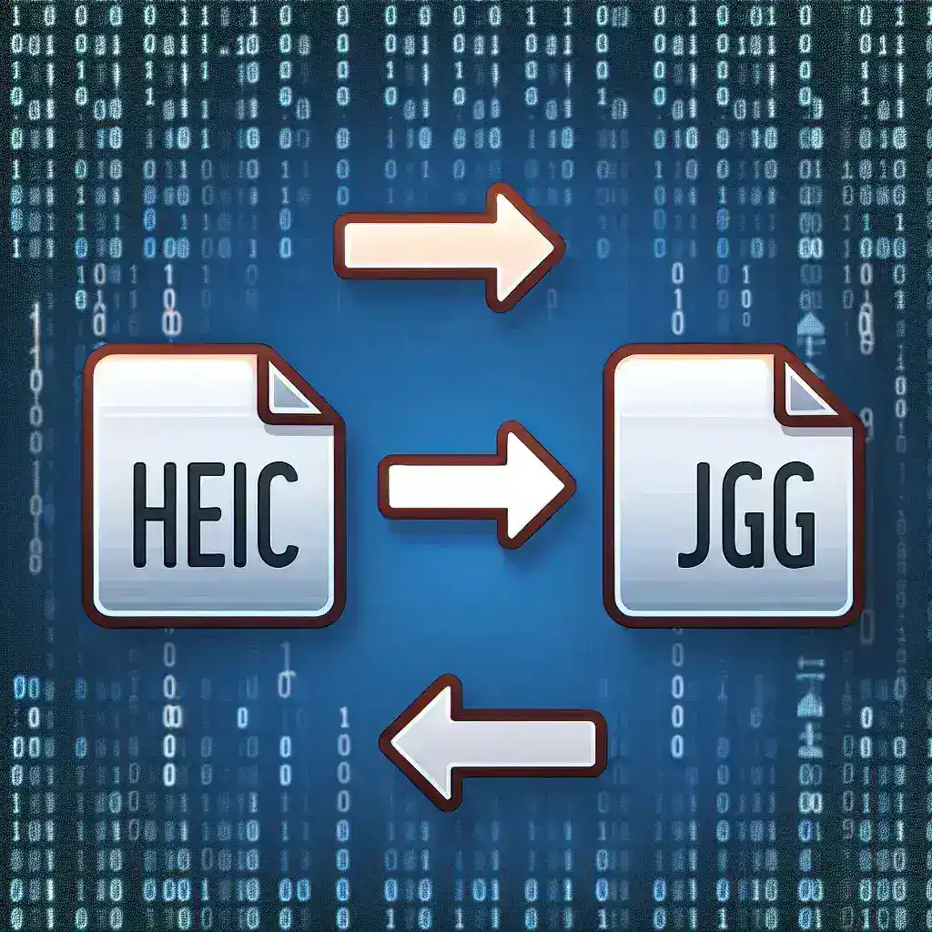 Alt text: "Tangkapan layar situs HEIC2JPG.cc yang menunjukkan langkah-langkah sederhana untuk mengonversi HEIC ke JPG, sebagai bagian dari panduan lengkap untuk pengguna."