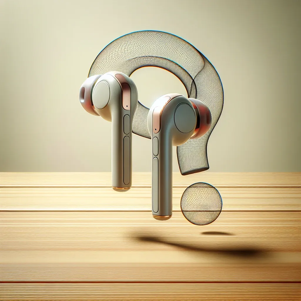 "Ilustrasi langkah-langkah memperbaiki peredam bising pada AirPods Pro yang tidak berfungsi, termasuk pengaturan perangkat dan tips troubleshooting."