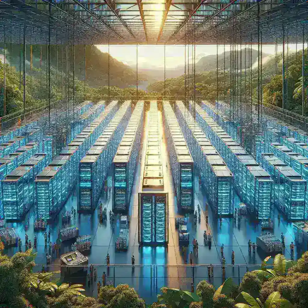 "Microsoft invests $1.7 billion in cloud data center development in Indonesia, showcasing technological advancement and commitment to local infrastructure."