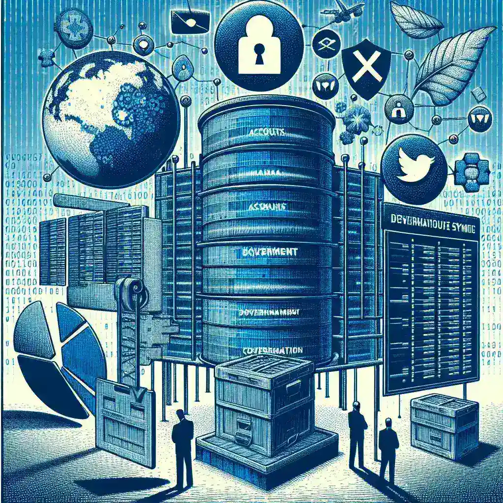 "Kominfo blocks 500 social media accounts selling illegal financial databases - Image depicting the crackdown on cybercrime."